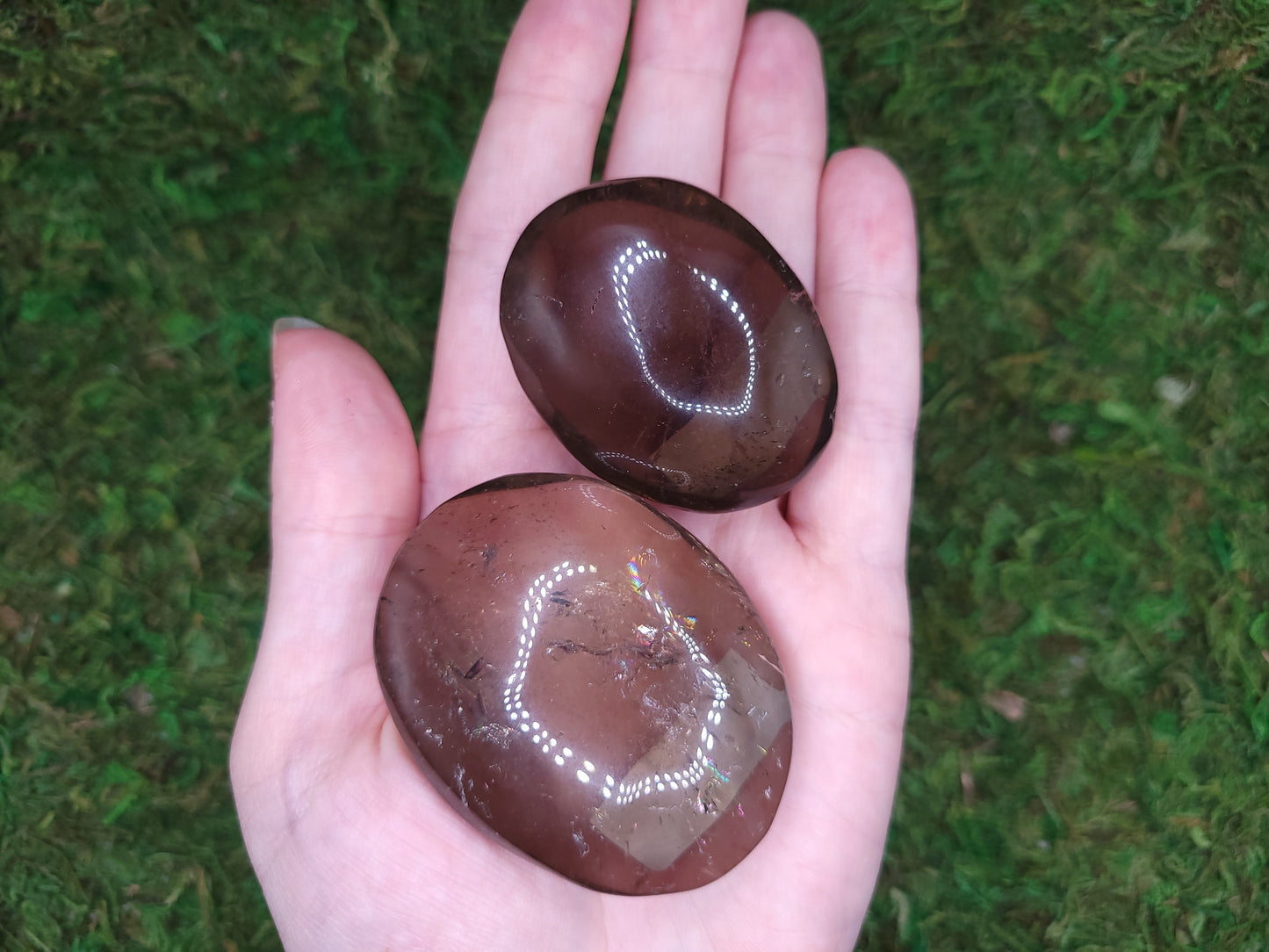 Smoky Quartz Palm Stones