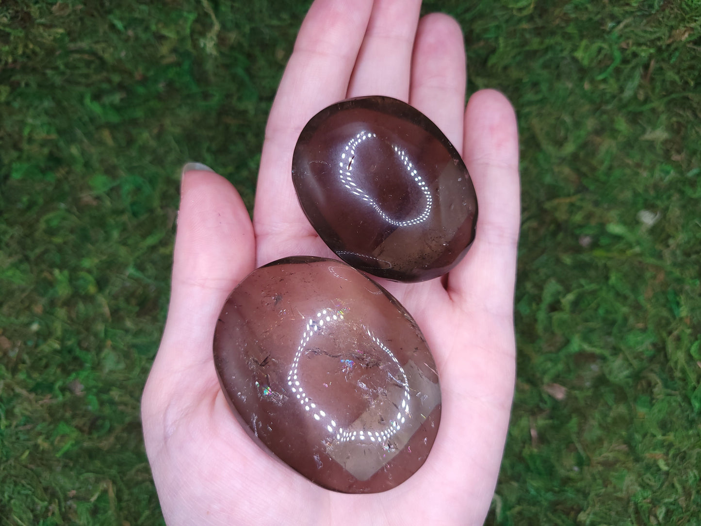 Smoky Quartz Palm Stones
