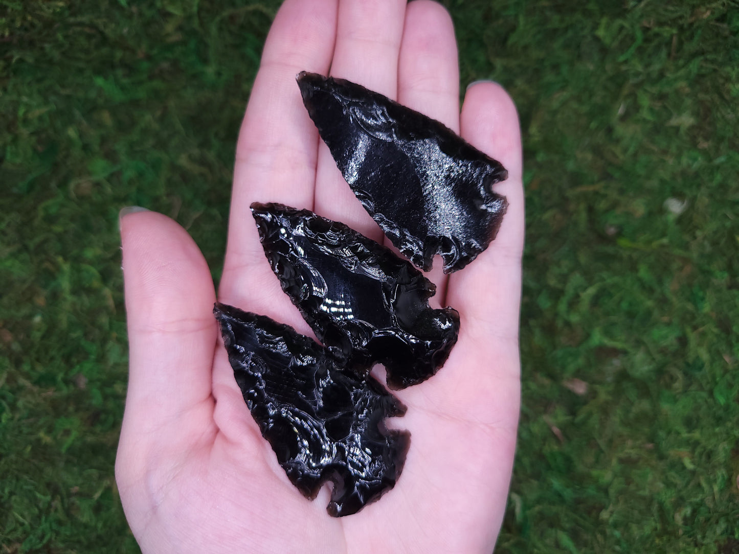 Obsidian Arrowheads