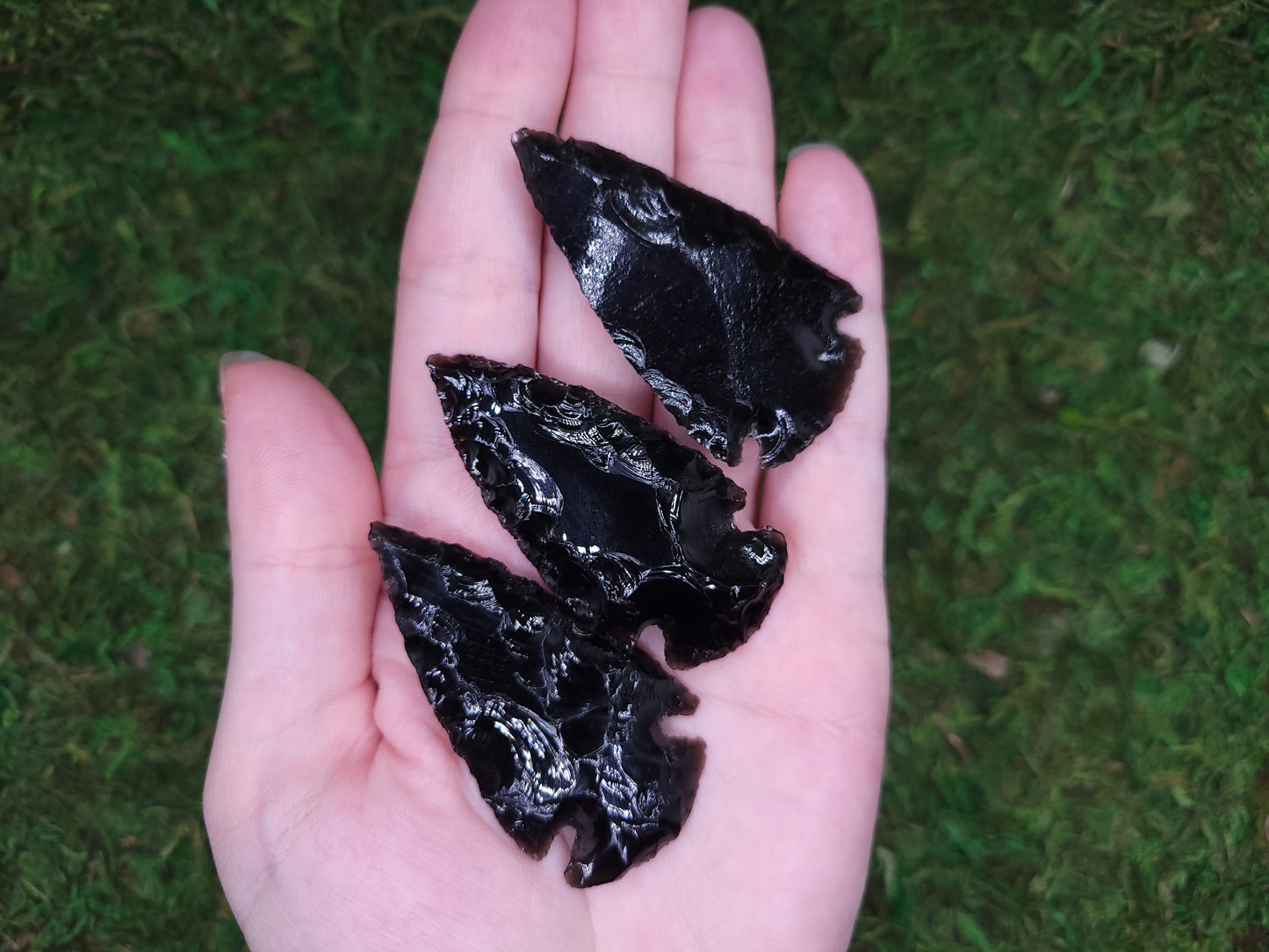 Obsidian Arrowheads