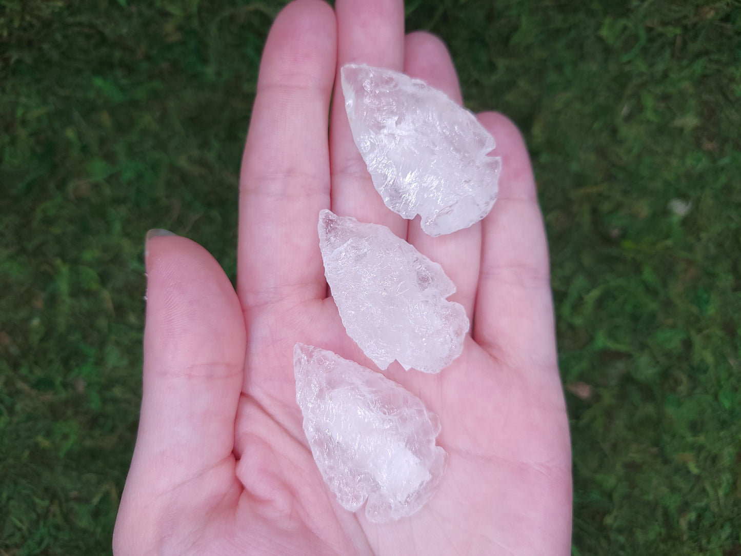 Clear Quartz Arrowheads