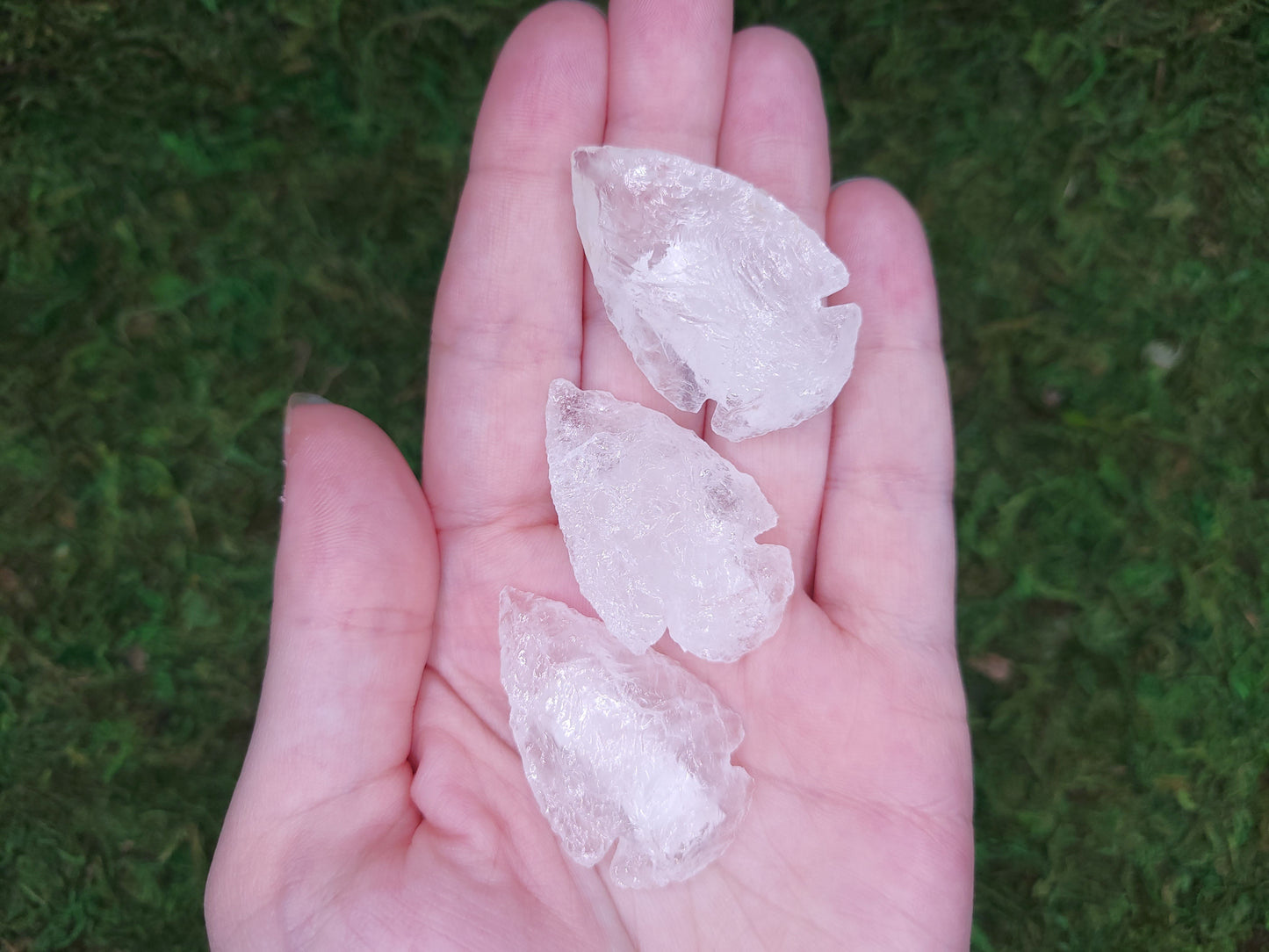 Clear Quartz Arrowheads