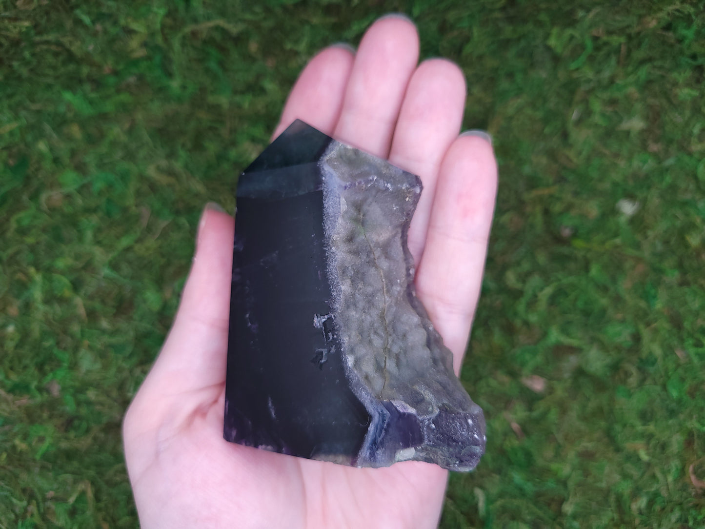 Rainbow Fluorite Drusy Tower