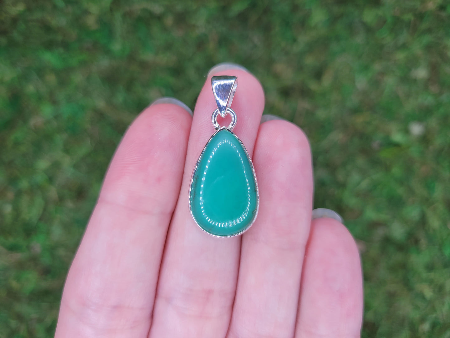 Chrysoprase Pendant