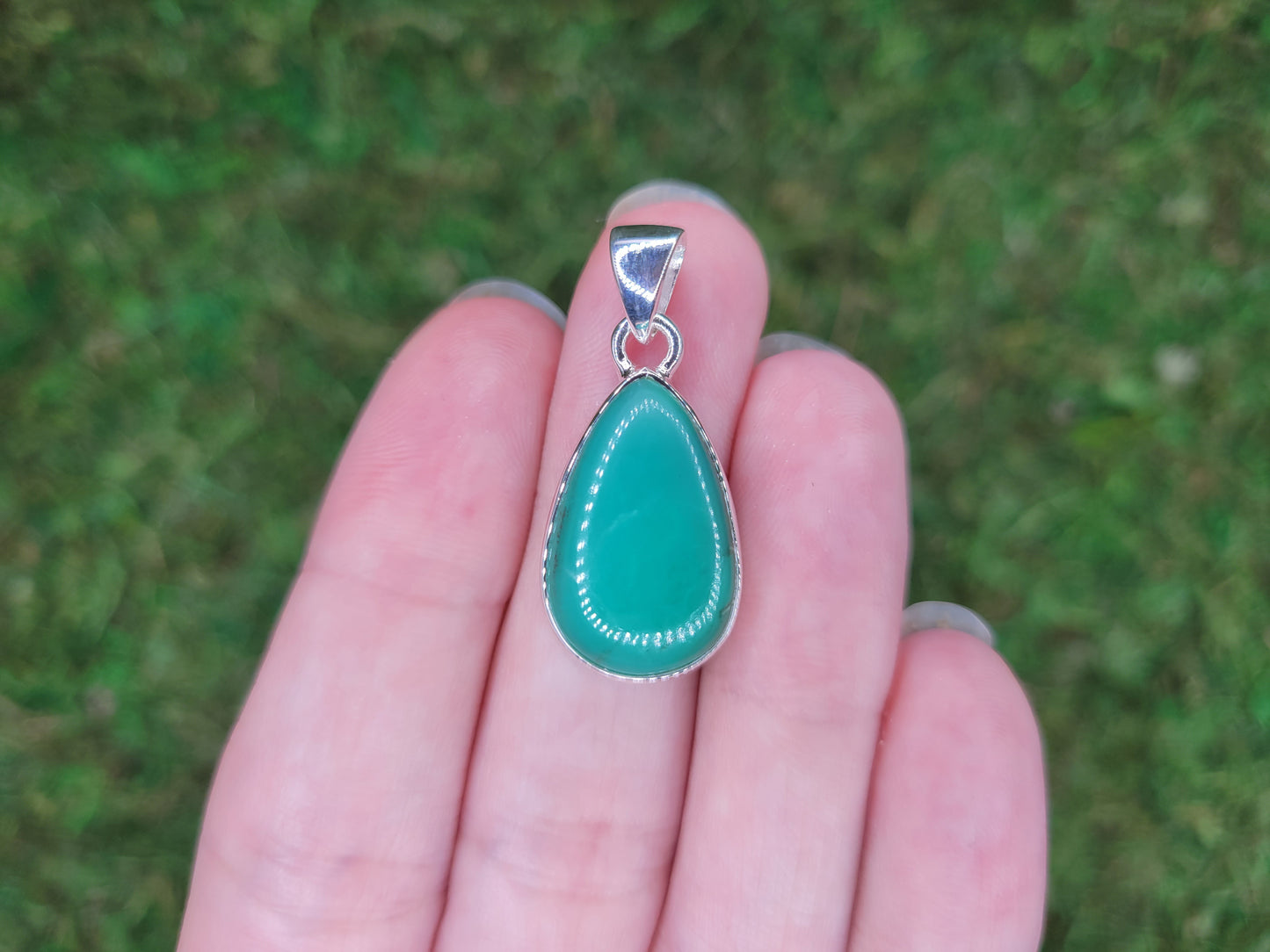 Chrysoprase Pendant