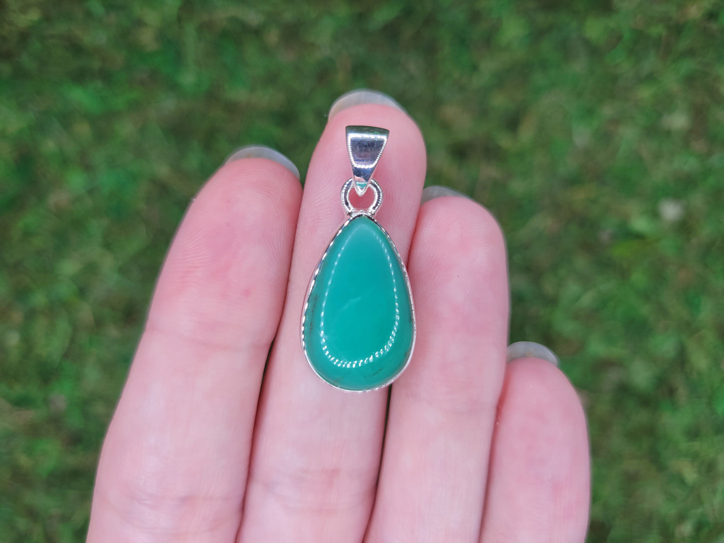 Chrysoprase Pendant