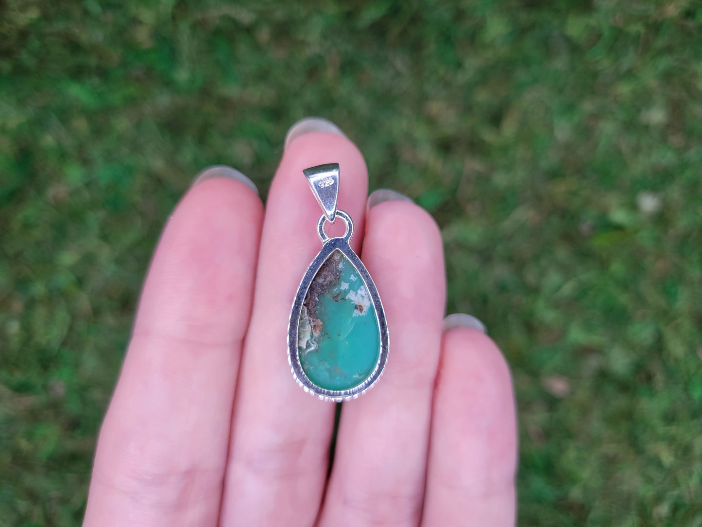 Chrysoprase Pendant