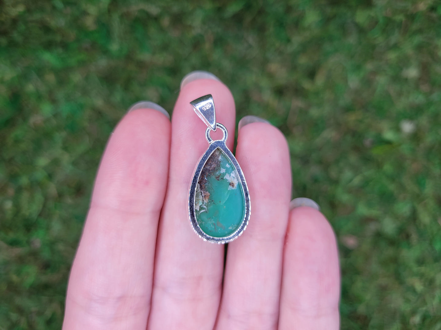 Chrysoprase Pendant