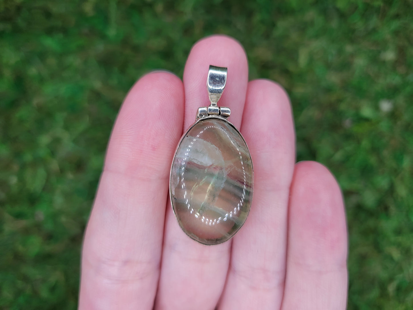Rainbow Fluorite Pendant