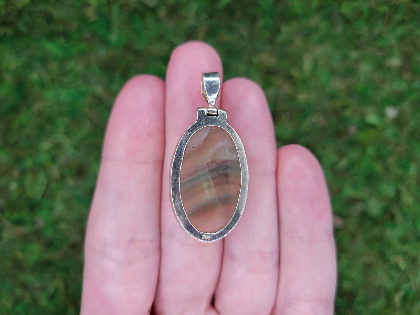 Rainbow Fluorite Pendant