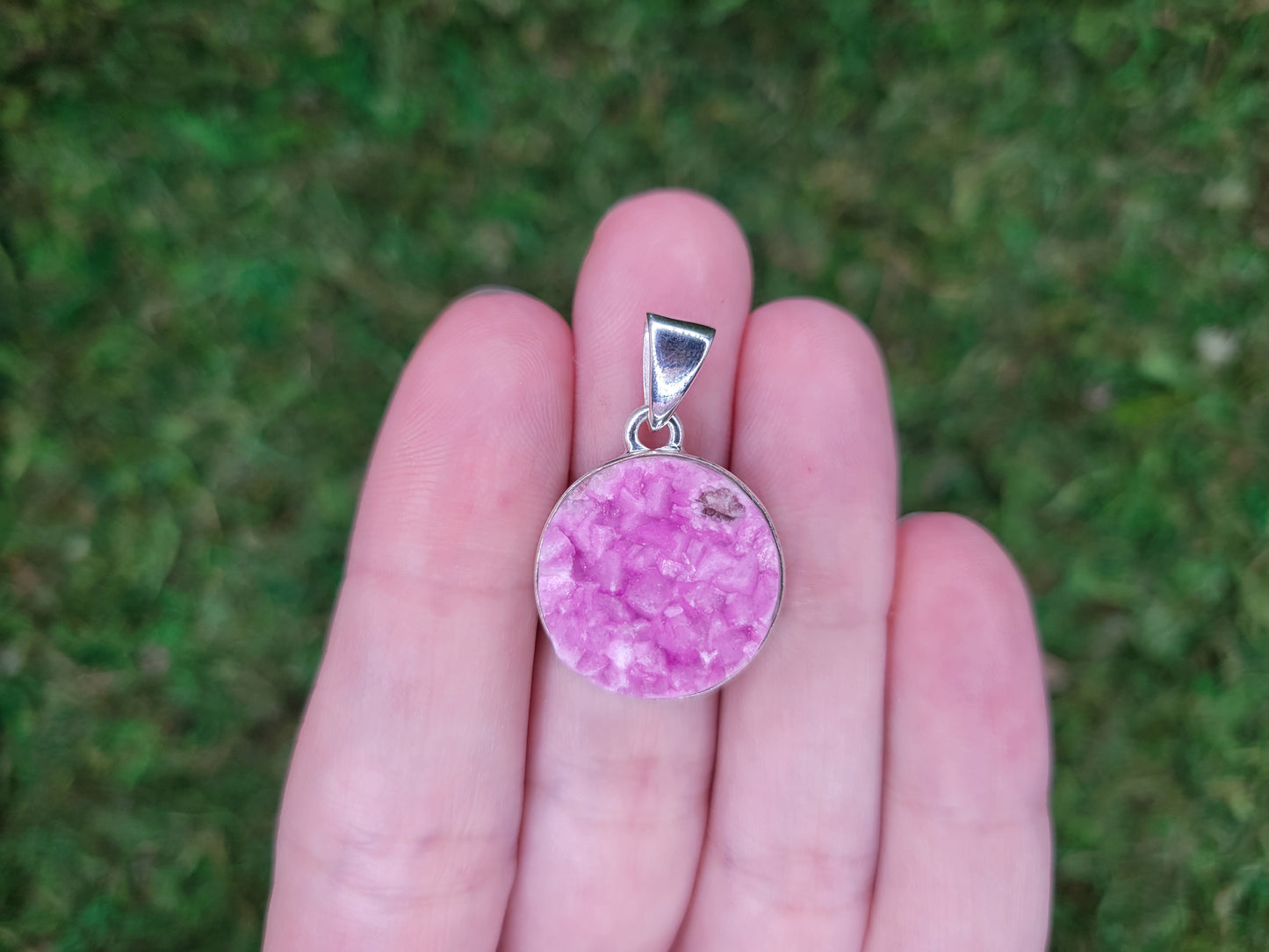 Cobalto Calcite Pendant