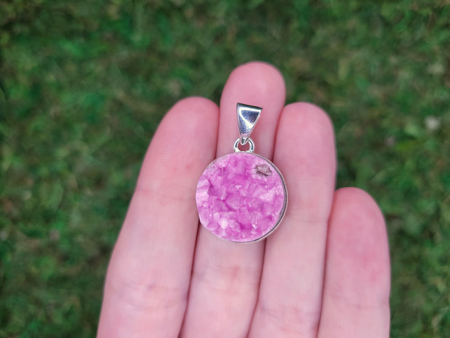 Cobalto Calcite Pendant