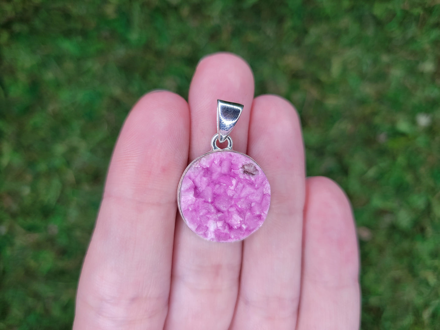 Cobalto Calcite Pendant
