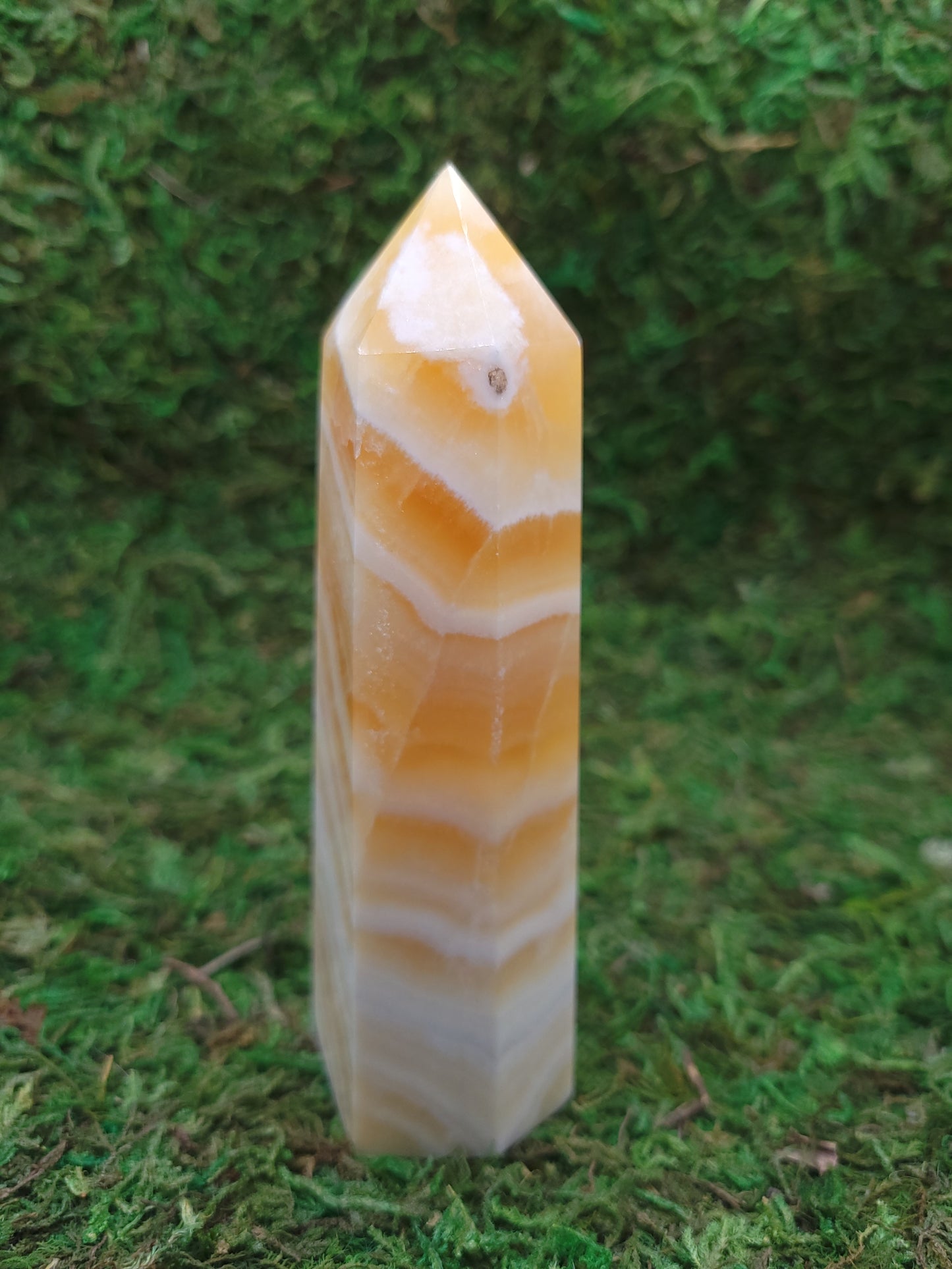 Orange Calcite Tower