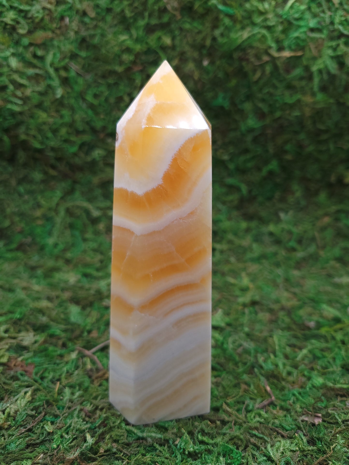 Orange Calcite Tower
