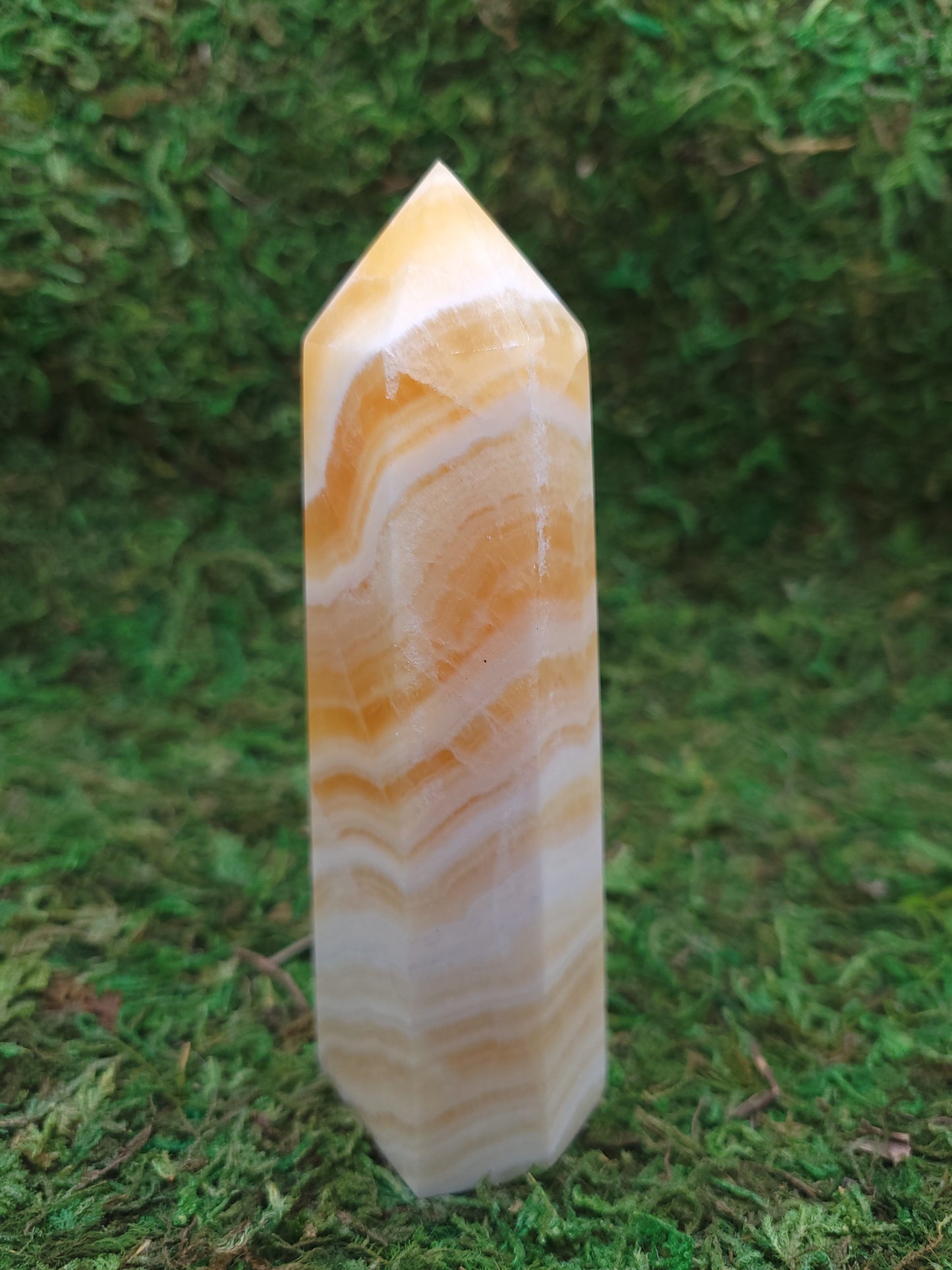 Orange Calcite Tower