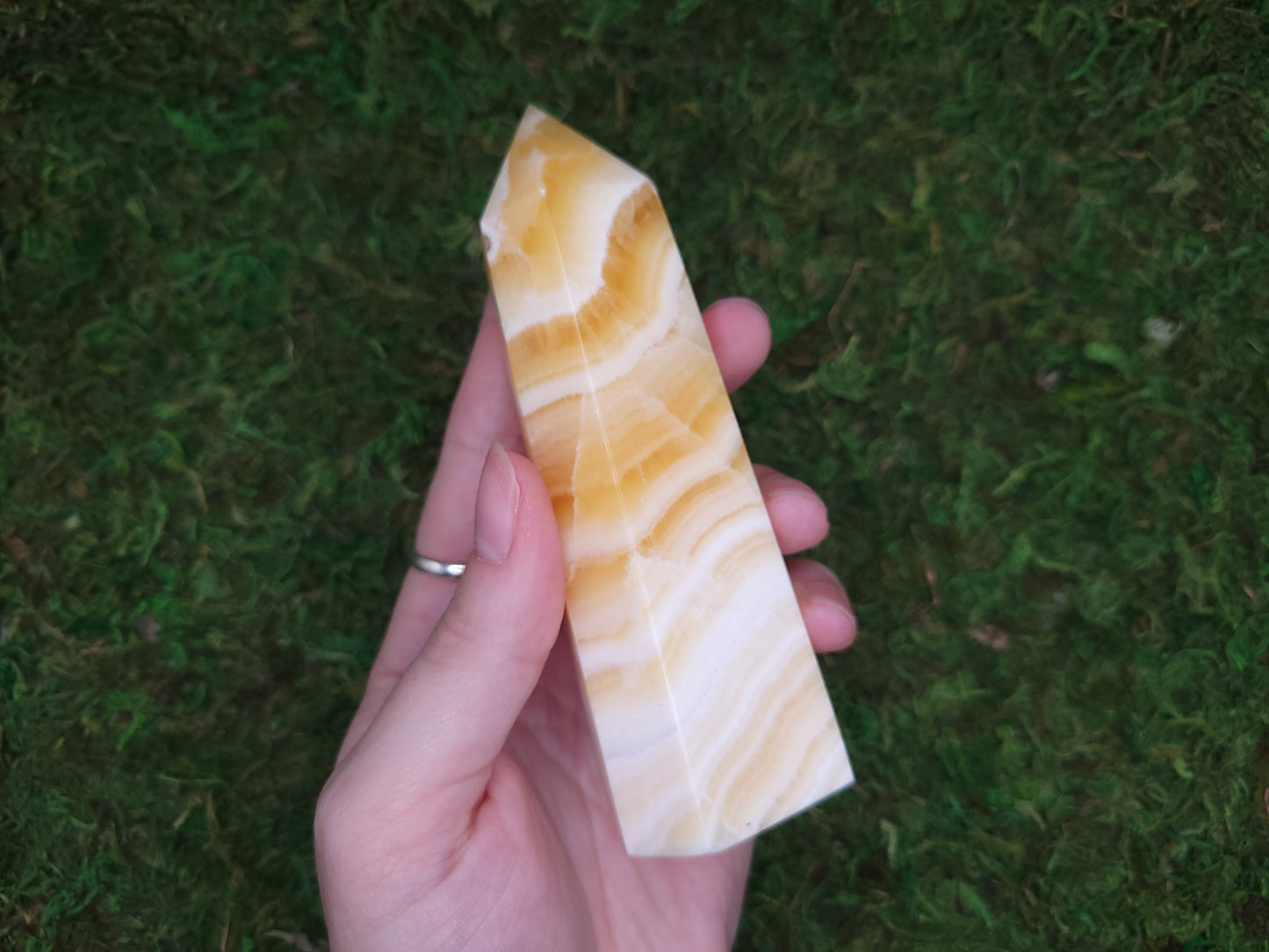 Orange Calcite Tower