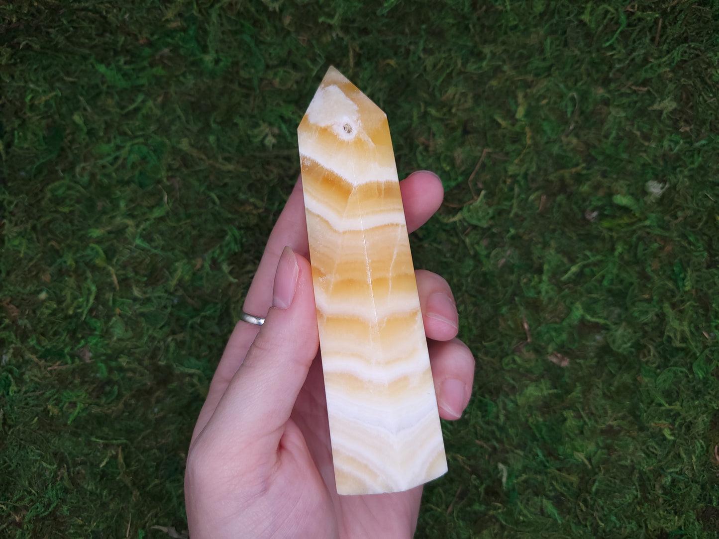 Orange Calcite Tower