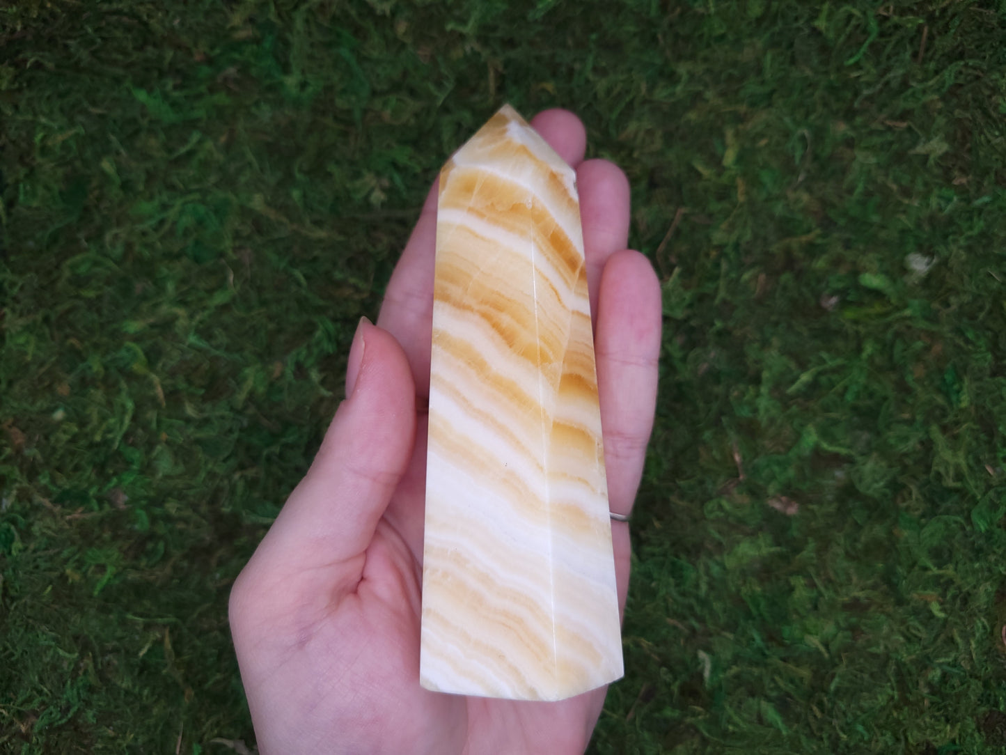 Orange Calcite Tower