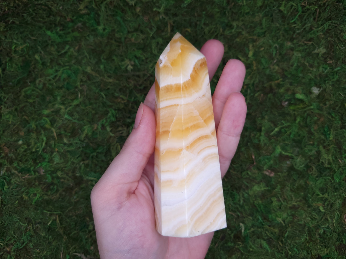 Orange Calcite Tower