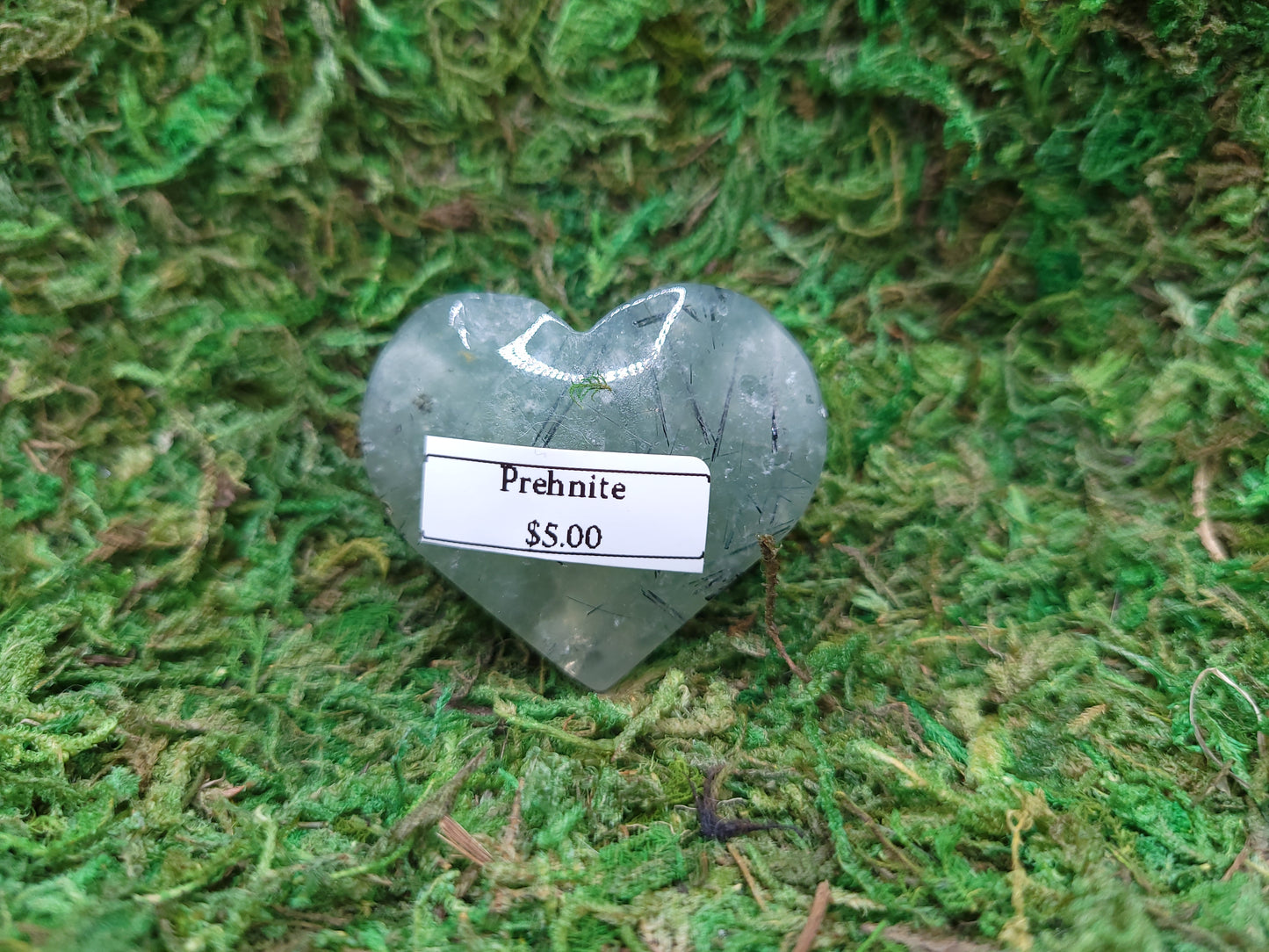 Prehnite Heart