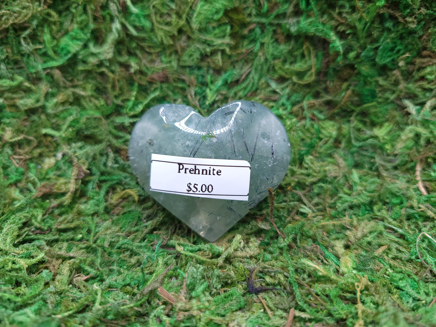 Prehnite Heart