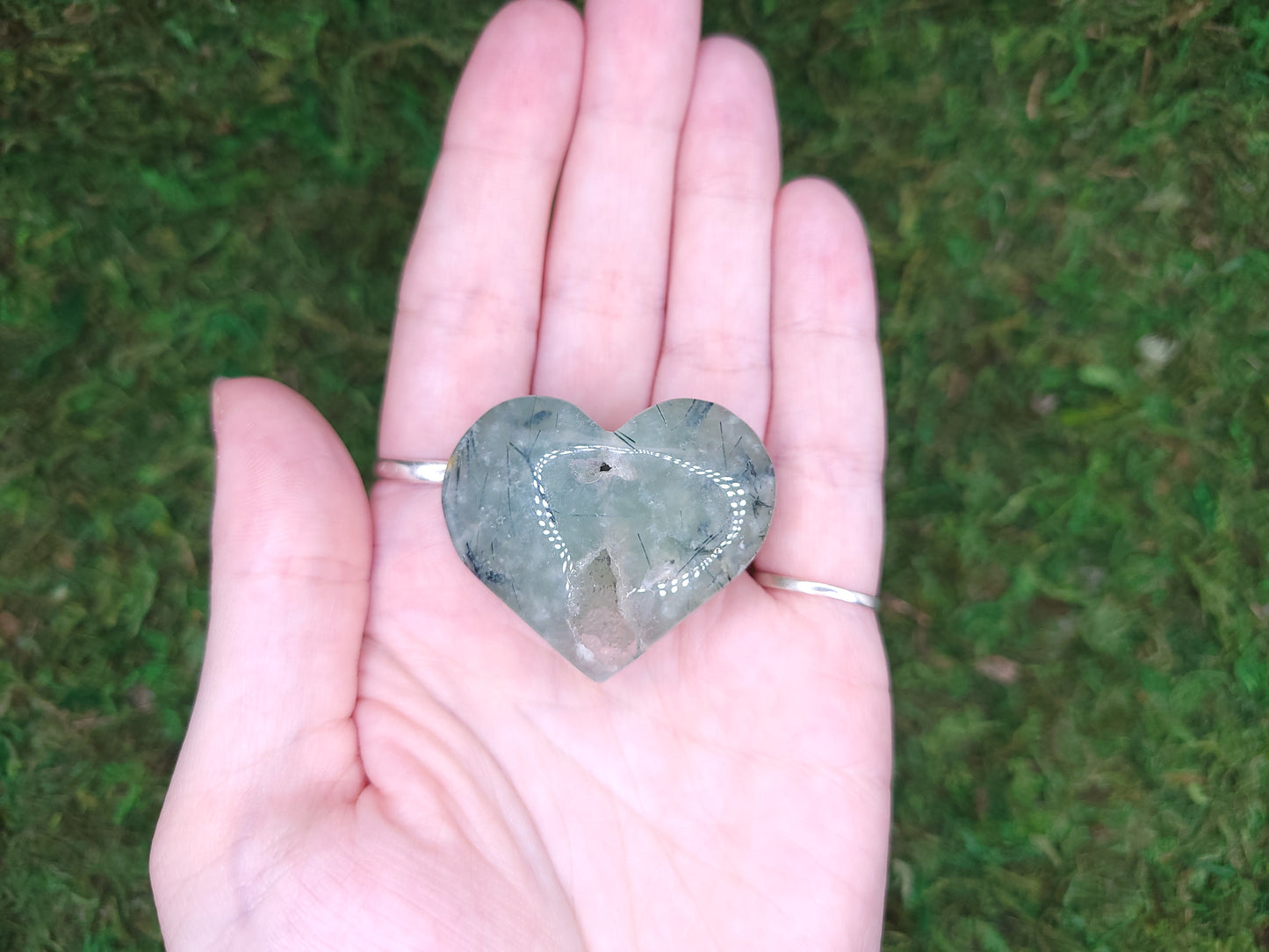 Prehnite Heart