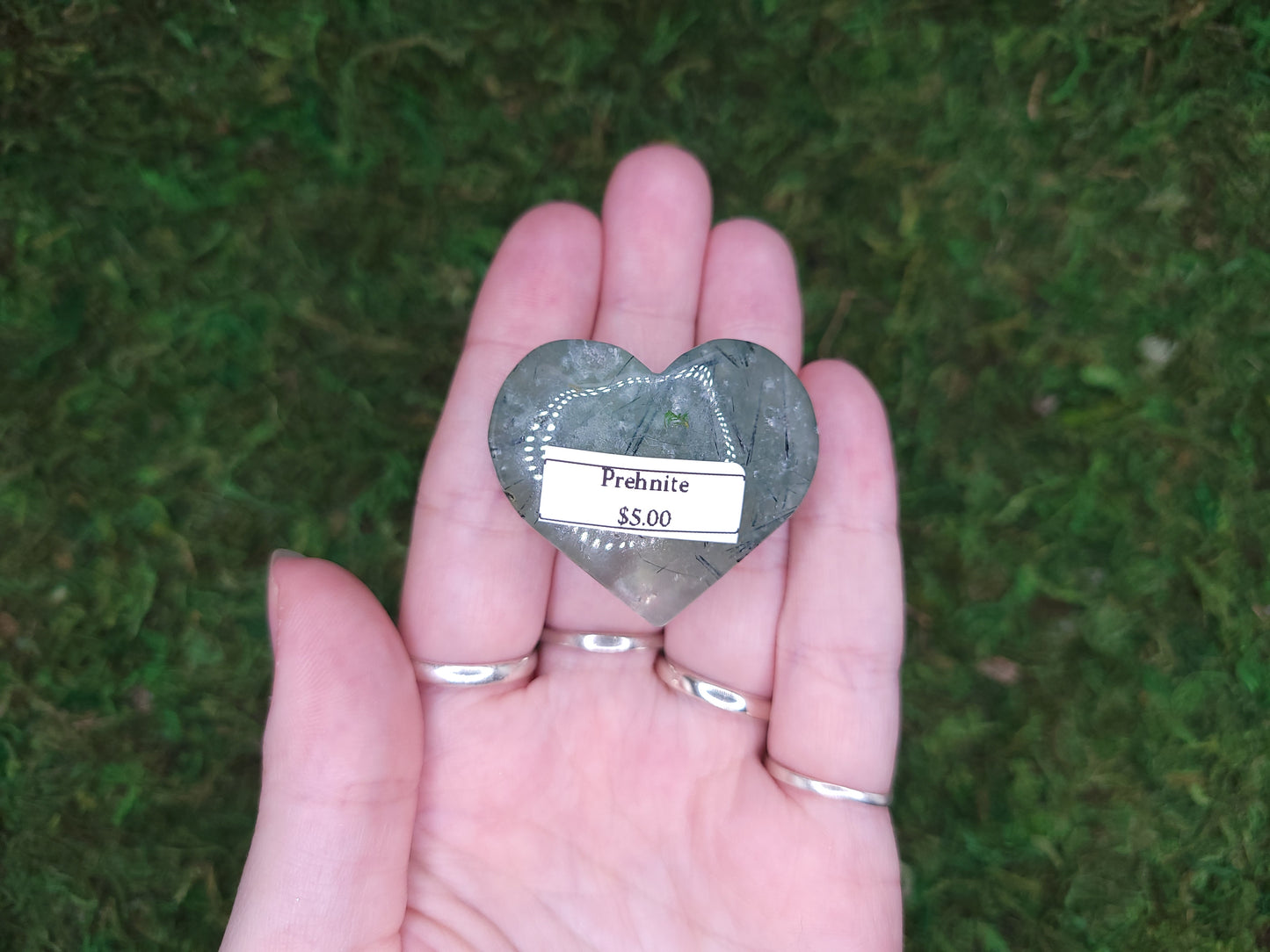 Prehnite Heart