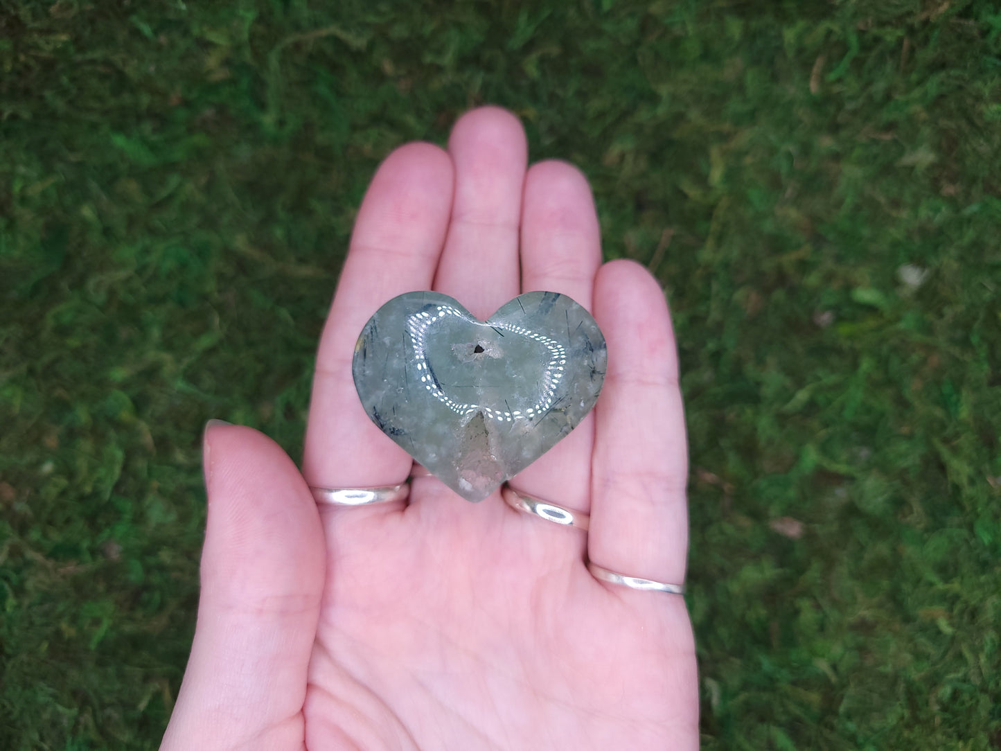 Prehnite Heart