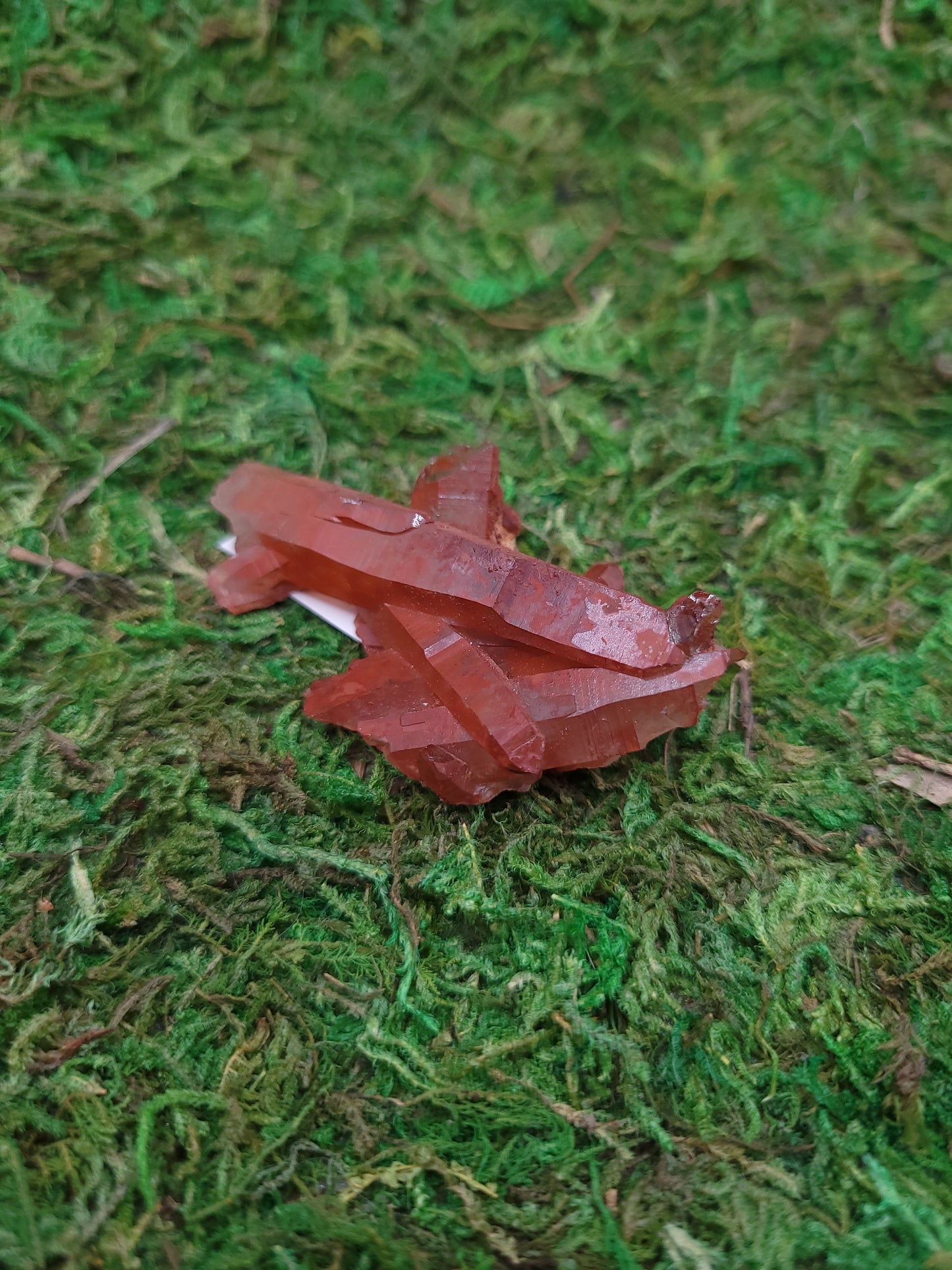 Red Hematoid Quartz Cluster