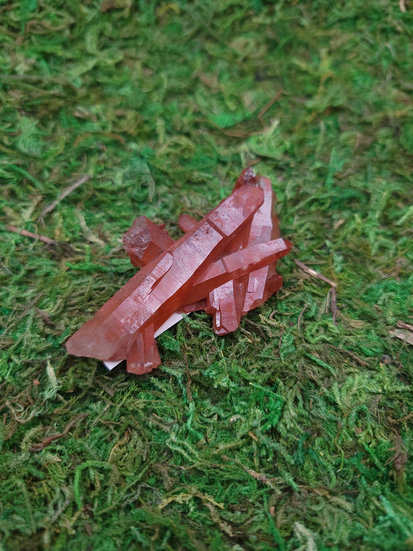 Red Hematoid Quartz Cluster