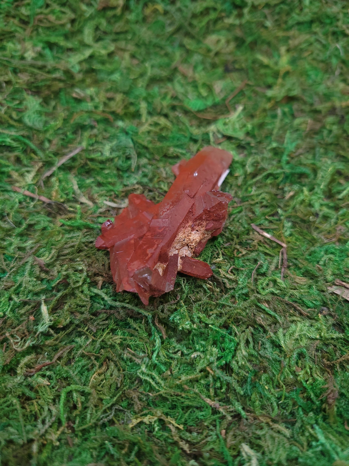 Red Hematoid Quartz Cluster