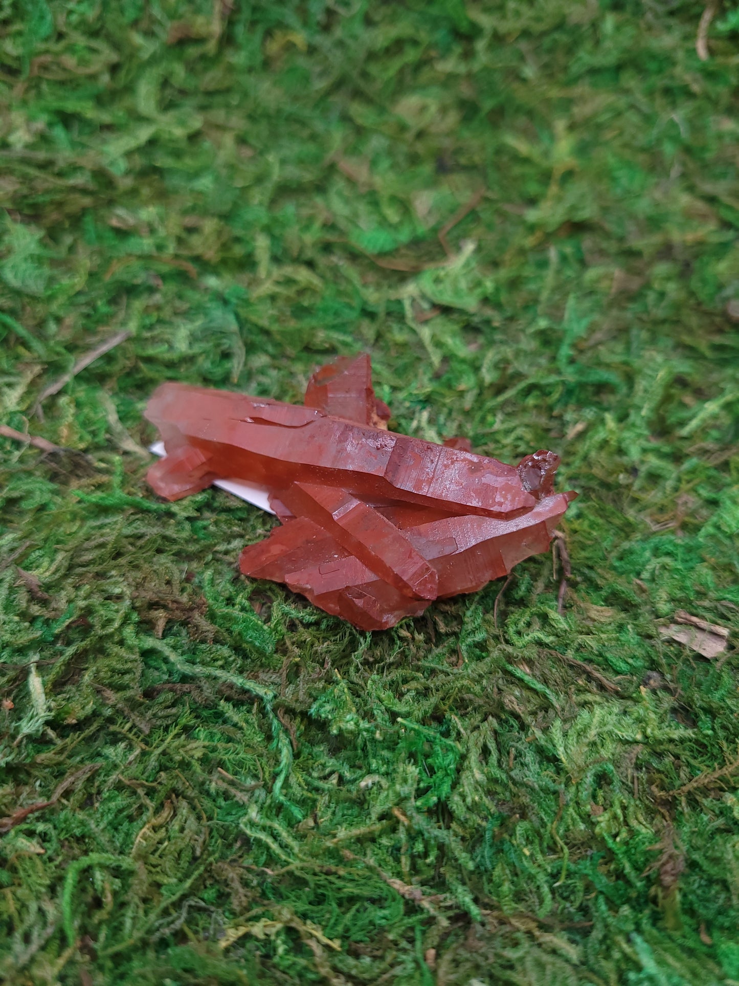 Red Hematoid Quartz Cluster