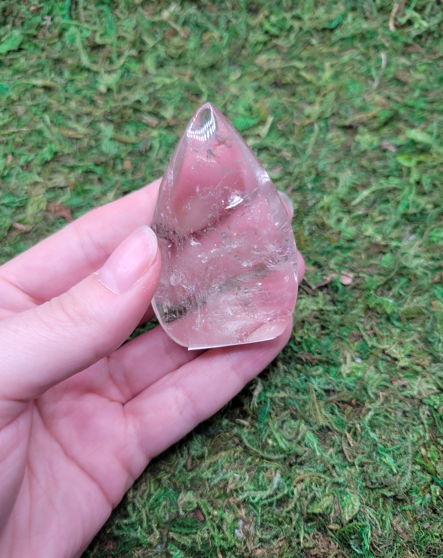Clear Quartz Mini Flame