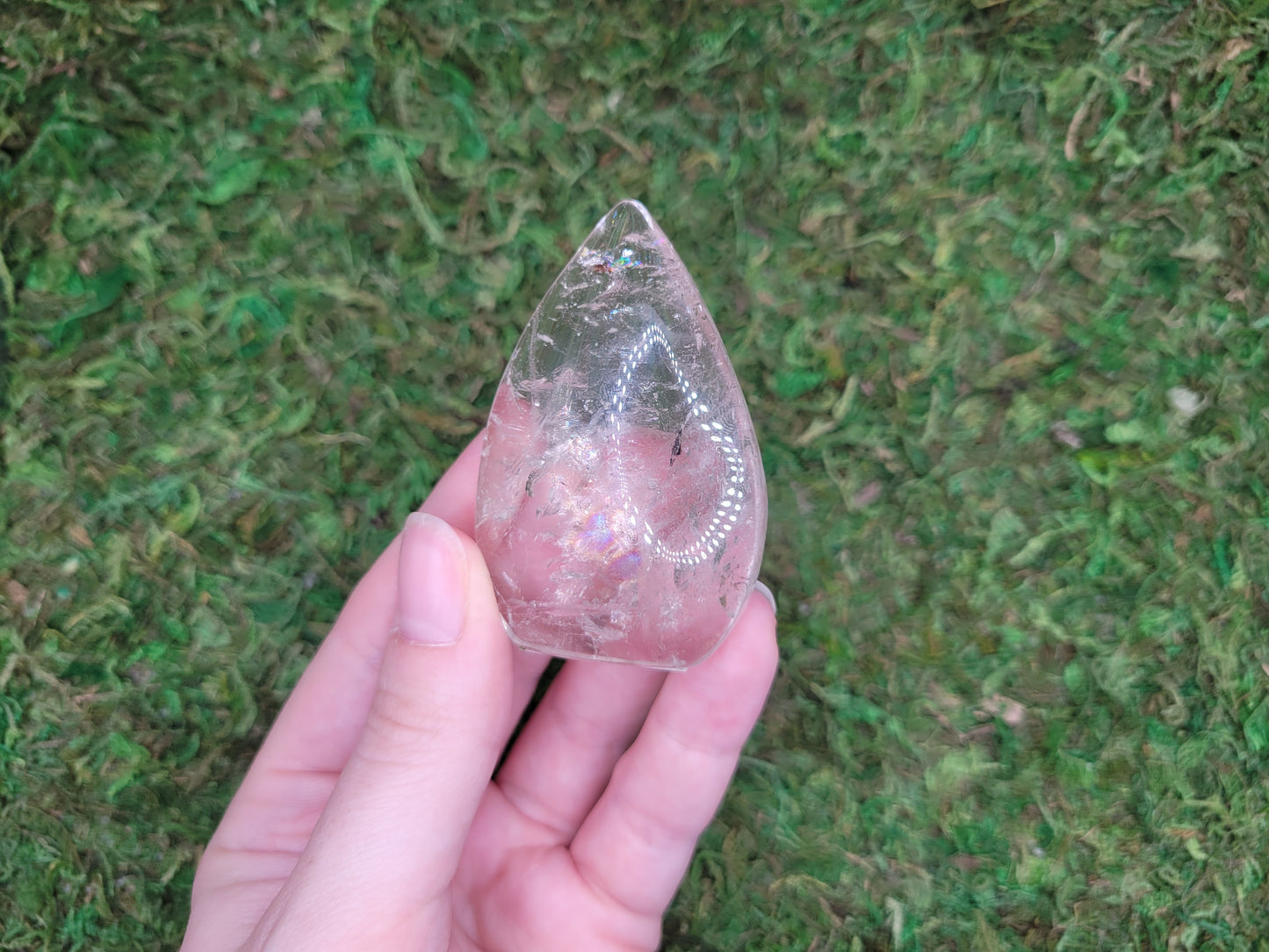 Clear Quartz Mini Flame