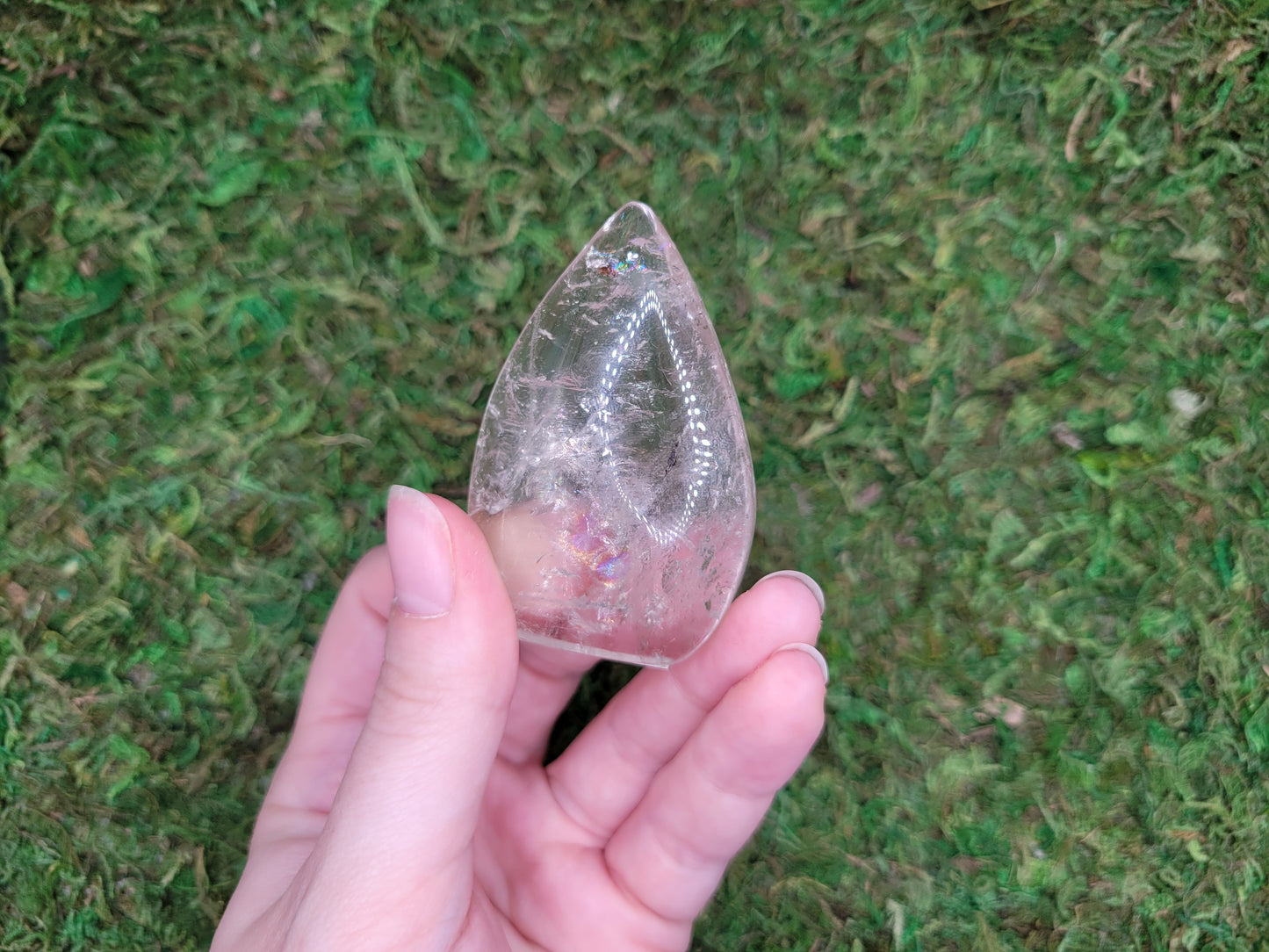 Clear Quartz Mini Flame