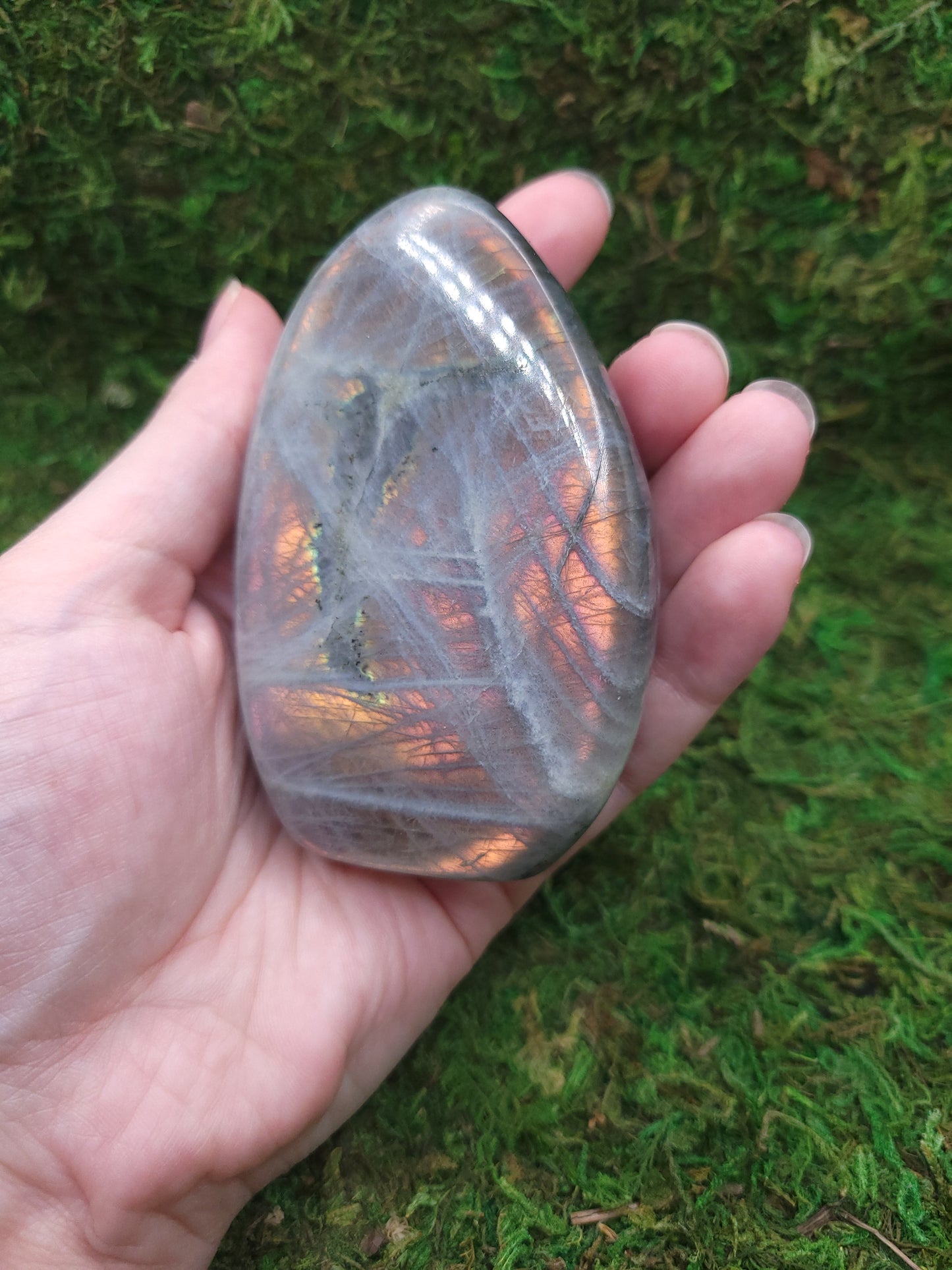 Labradorite Freeform - Pink/Orange