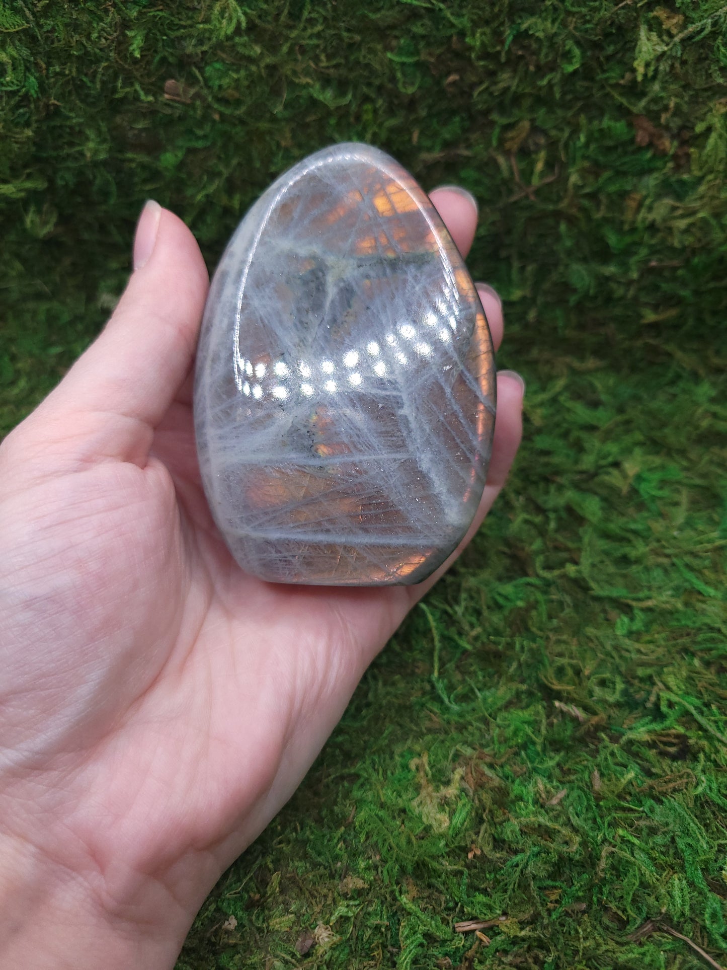 Labradorite Freeform - Pink/Orange