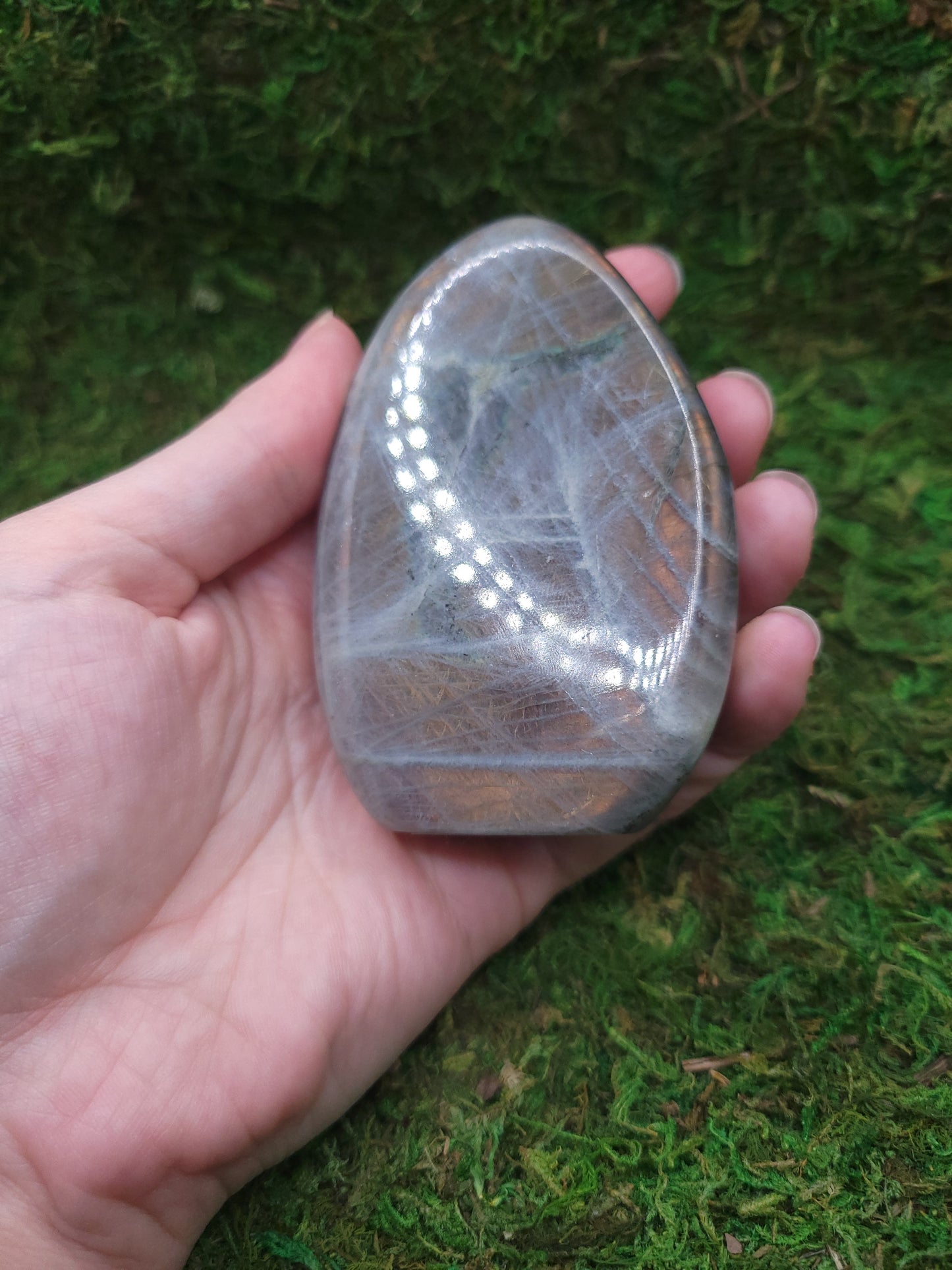 Labradorite Freeform - Pink/Orange