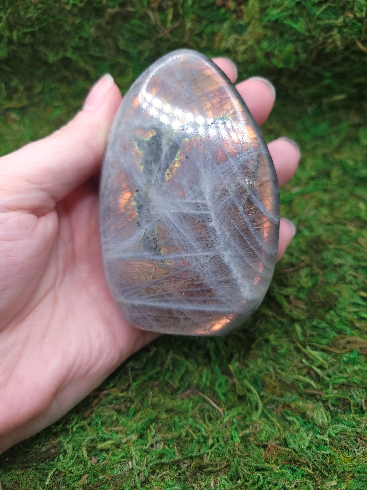 Labradorite Freeform - Pink/Orange