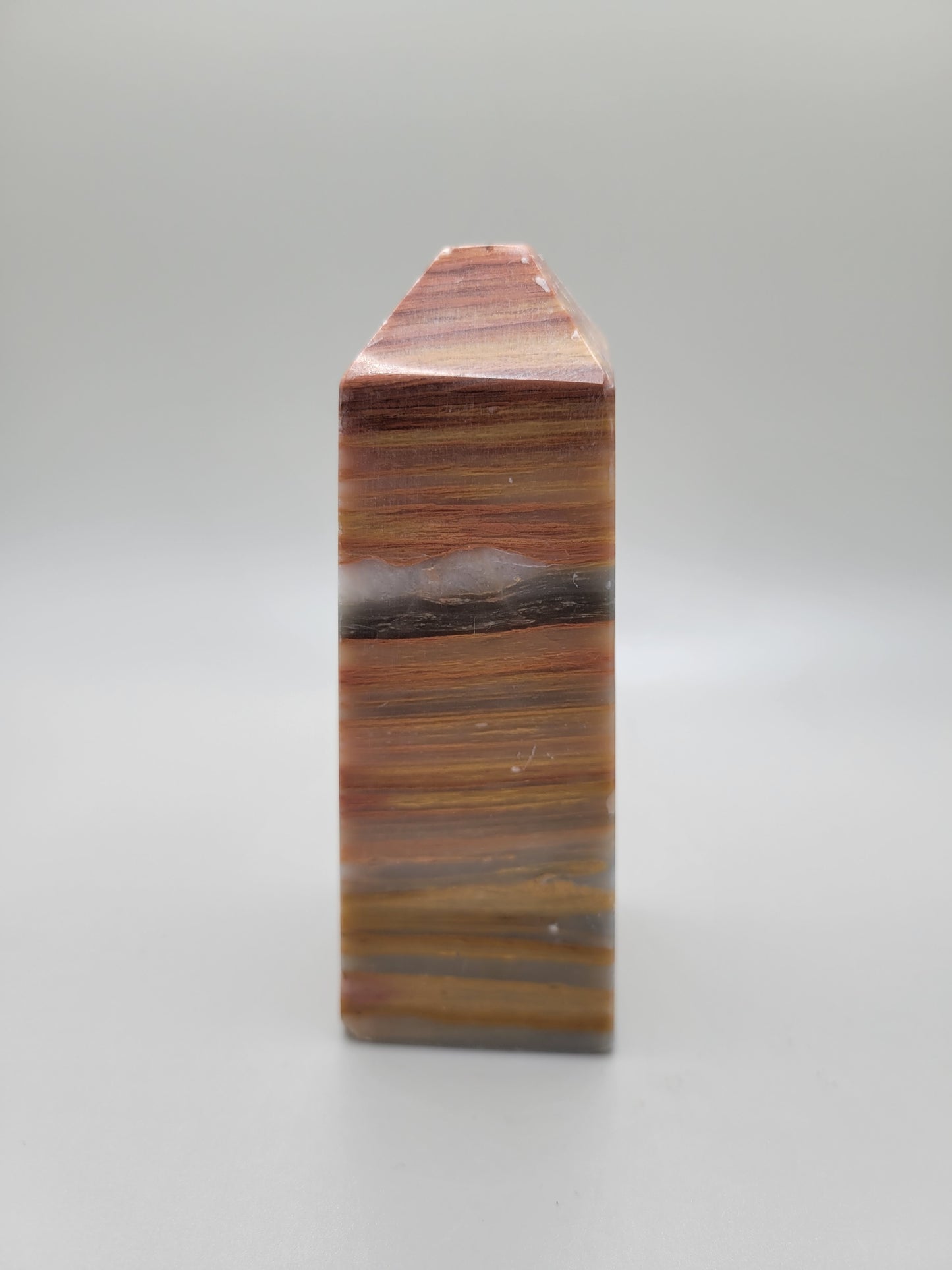 Green Banded Onyx Tower