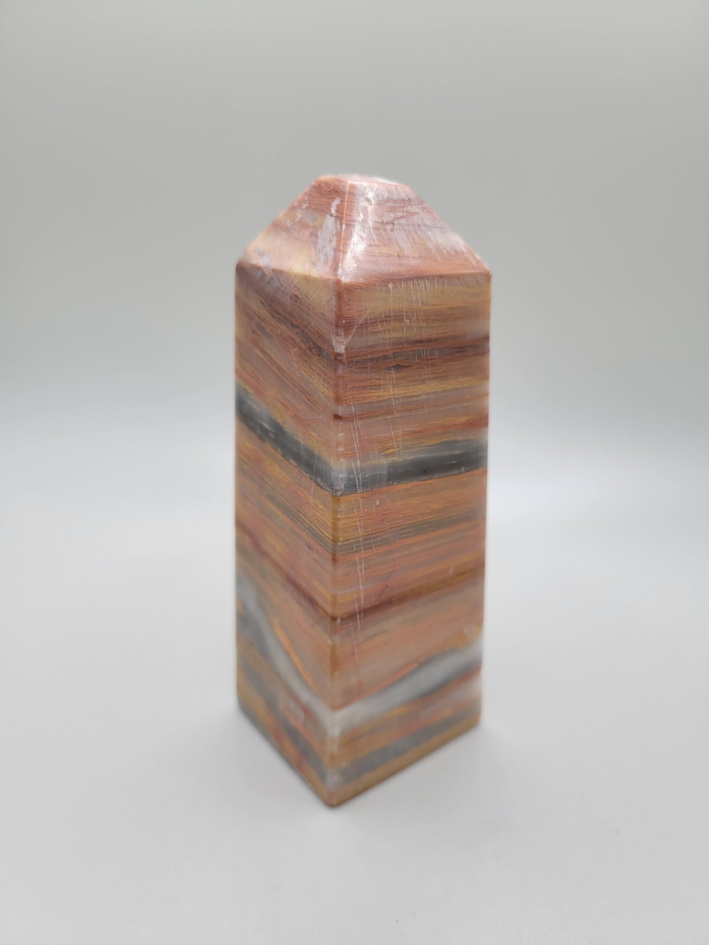 Green Banded Onyx Tower