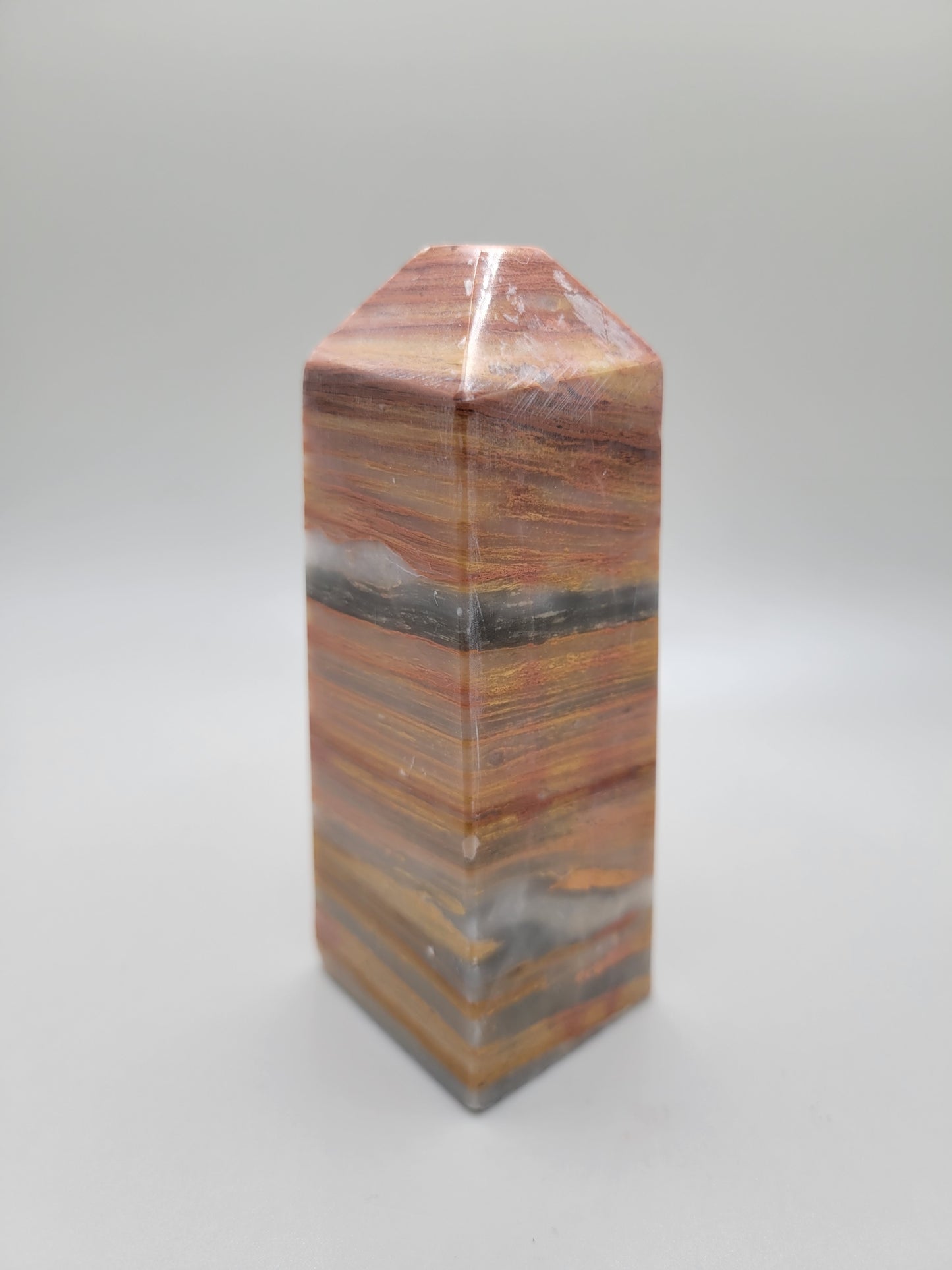 Green Banded Onyx Tower