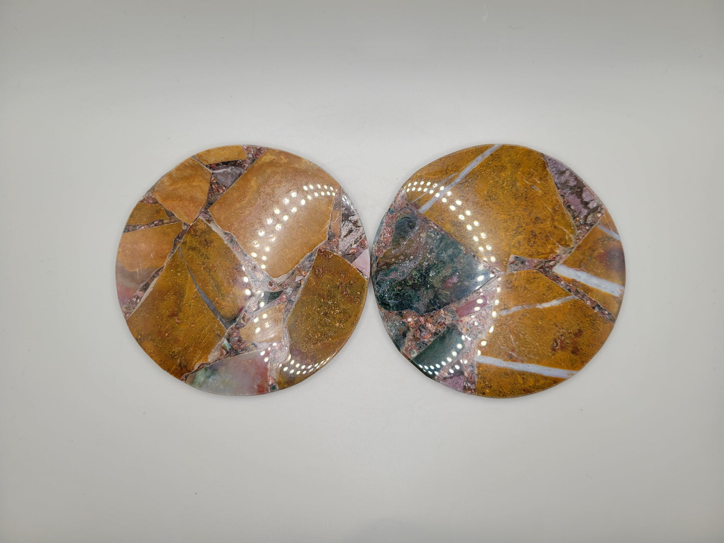 Ocean Jasper & Resin Coasters
