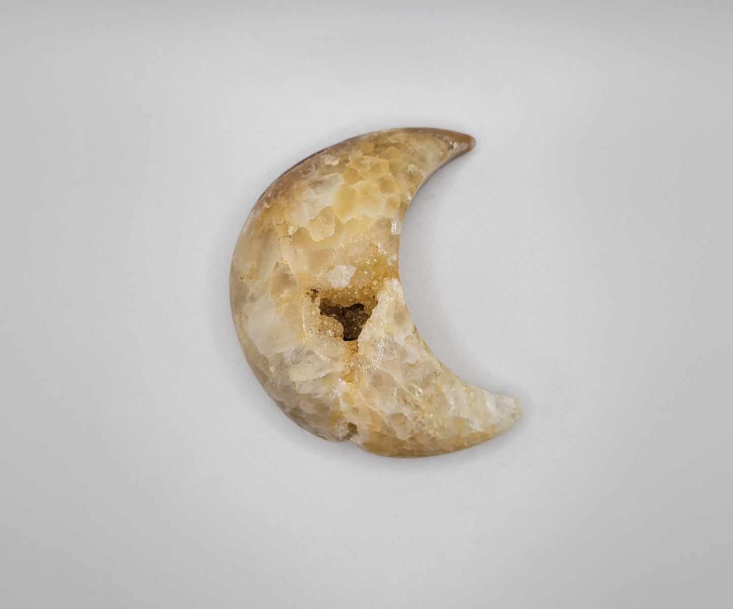Agate Drusy Moon