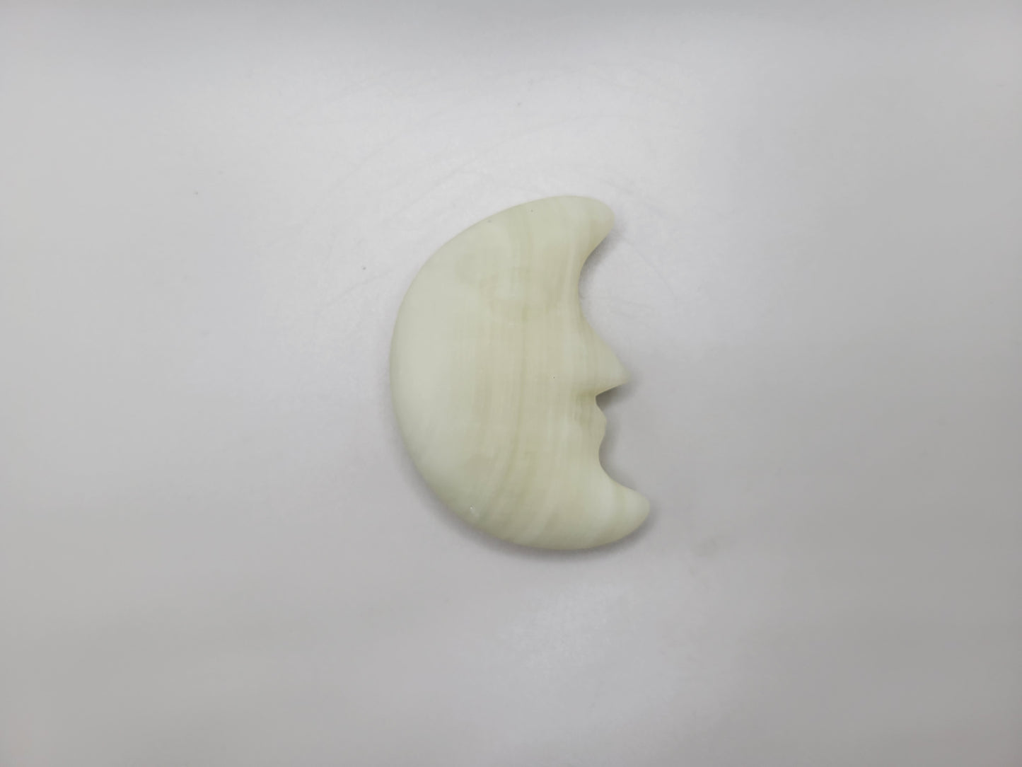 Green Calcite Moon