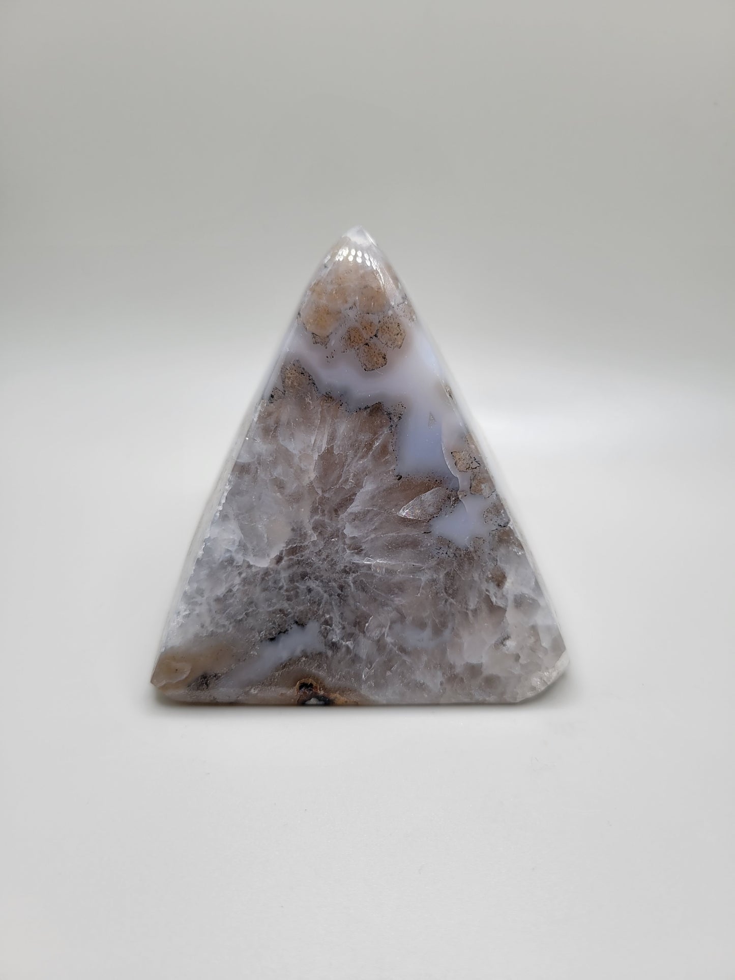 Shark Head Agate Pyramid
