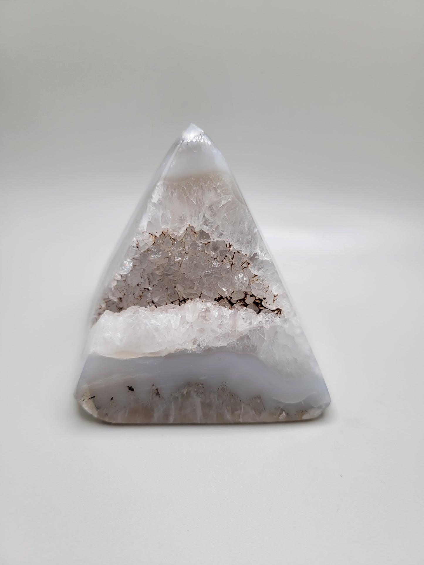 Shark Head Agate Pyramid