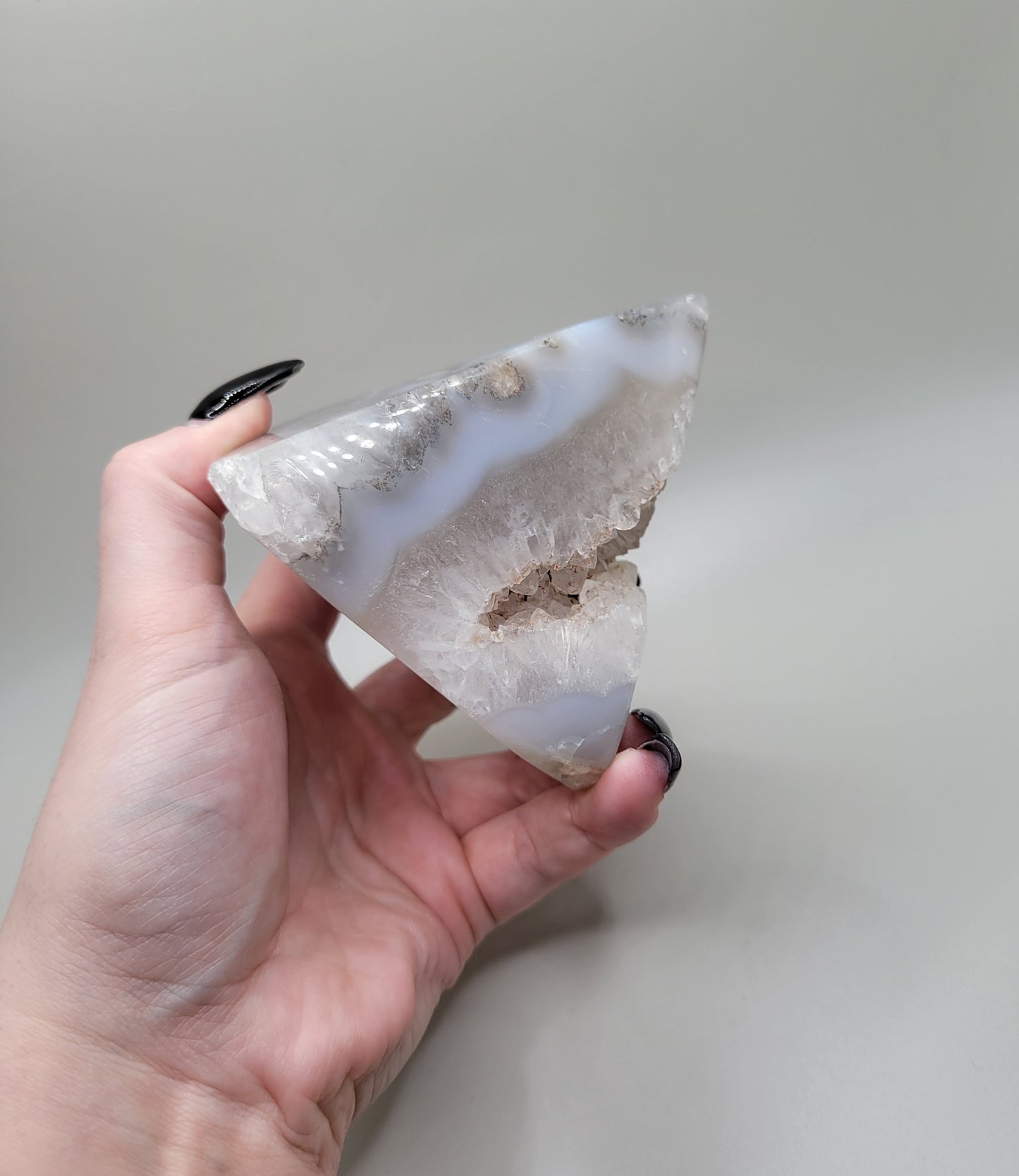 Shark Head Agate Pyramid