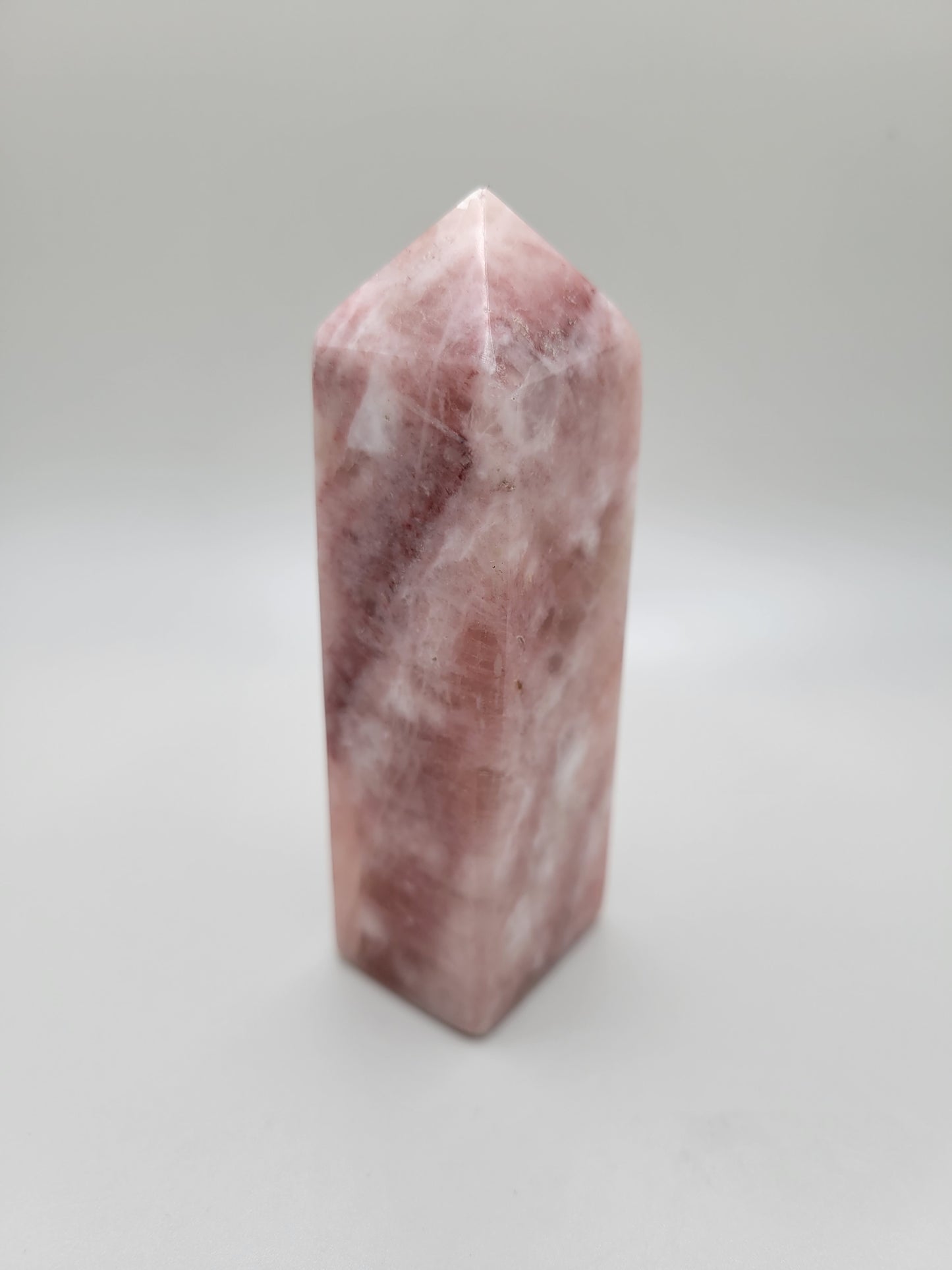 Rose Calcite Tower